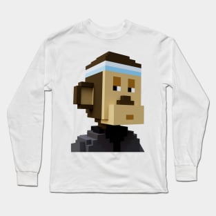 Voxel Portraits #001 Long Sleeve T-Shirt